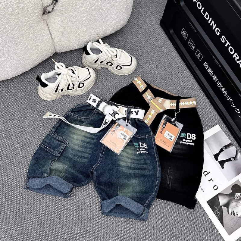Quần bò ngố túi hộp cho bé trai size từ 21-60kg , chất jean co giãn