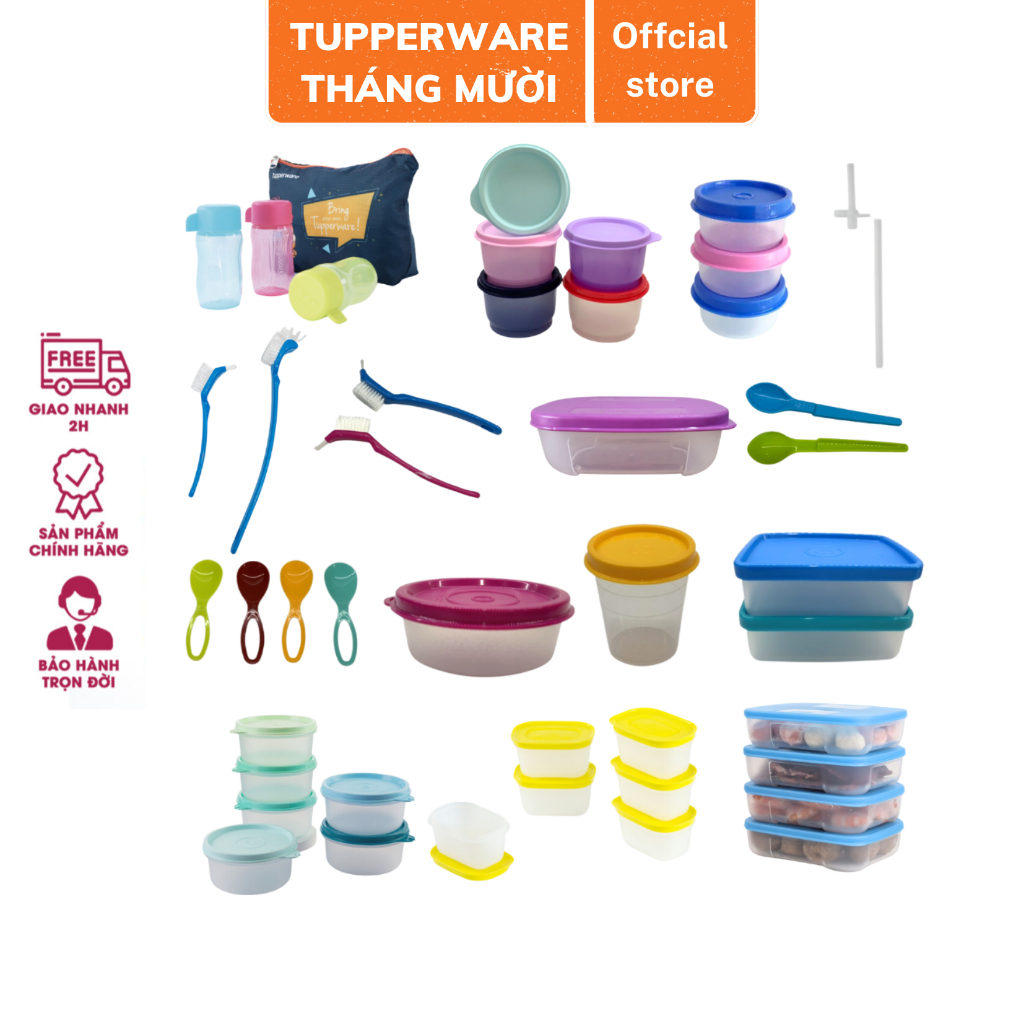 Sưu tầm Small gift mini Tupperware dễ thương, nhựa nguyên sinh an toàn ...
