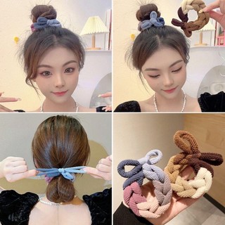 [🔥XƯỞNG SALE SẬP SÀN🔥] Dây Buộc Tóc Vải Dày Dệt Thắt Nơ Nhiều Màu