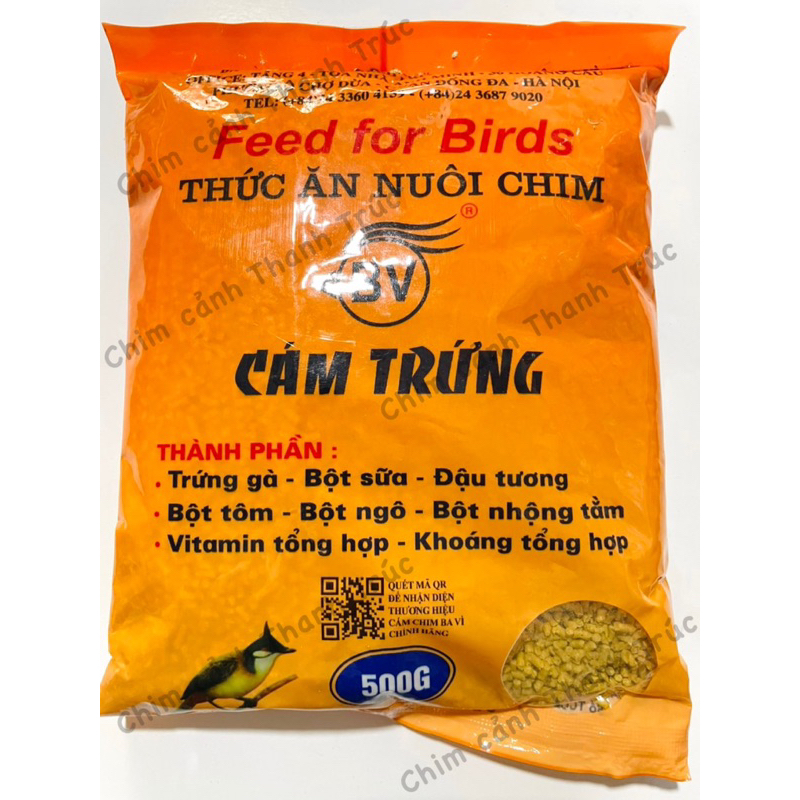 Cám trứng Ba Vì cho chim các loại - 500g | Shopee Việt Nam