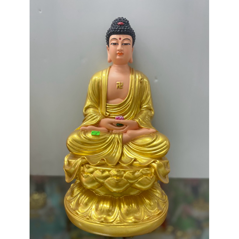 Bộ Tây Phương Tam Thánh, Tam Thế Phật, A Di Đà, Quan Âm, Đại Thế Chí chất liệu poly cao 30cm🌼🌼