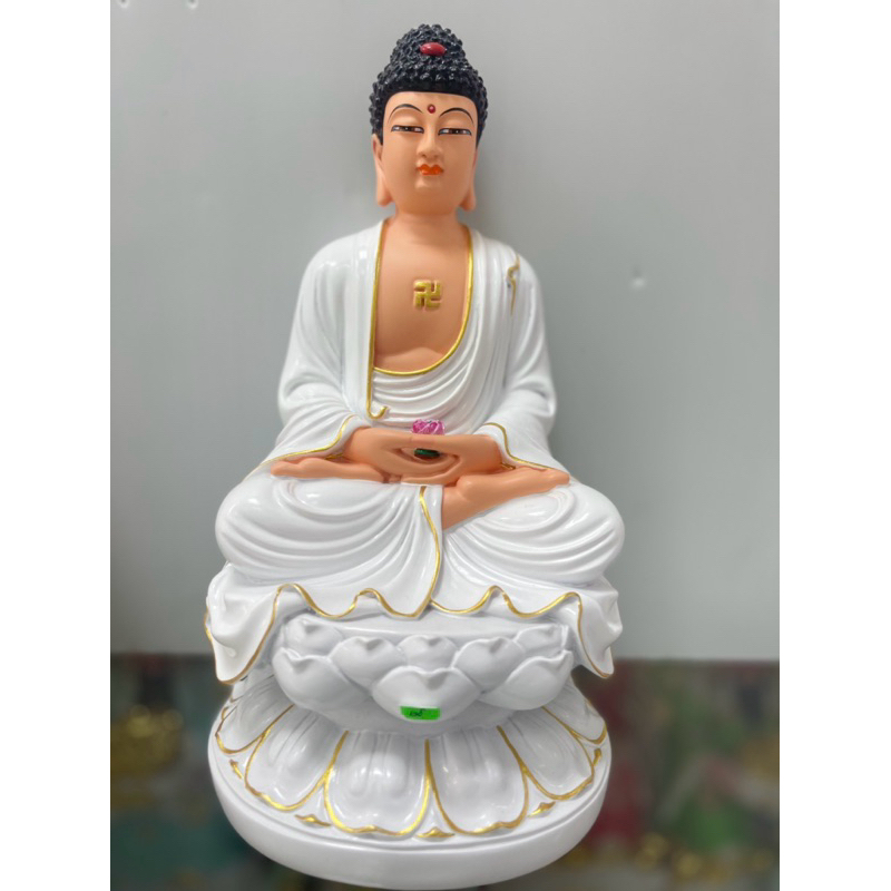 Bộ Tây Phương Tam Thánh, Tam Thế Phật, A Di Đà, Quan Âm, Đại Thế Chí chất liệu poly cao 30cm🌼🌼