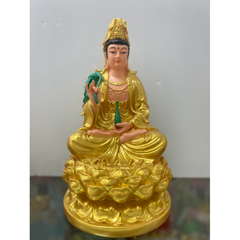 Bộ Tây Phương Tam Thánh, Tam Thế Phật, A Di Đà, Quan Âm, Đại Thế Chí chất liệu poly cao 30cm🌼🌼
