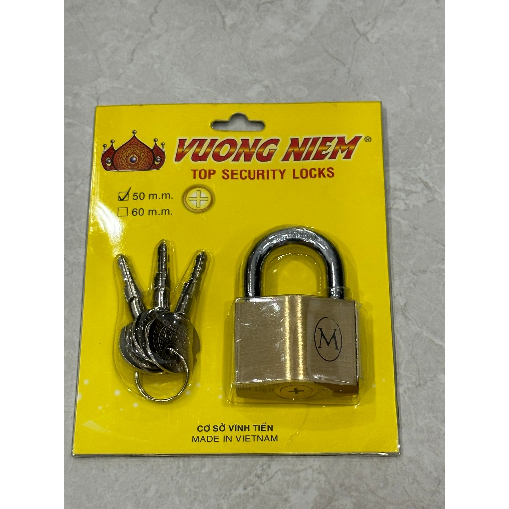 Ổ Khoá Bóp Càng Ngắn Vuong Niem (Vua Miên) Đủ Size 4F, 5F, 6F, ổ khóa cửa Vương Niệm 40mm 50mm 60mm