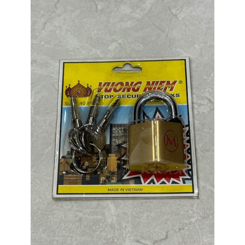 Ổ Khoá Bóp Càng Ngắn Vuong Niem (Vua Miên) Đủ Size 4F, 5F, 6F, ổ khóa cửa Vương Niệm 40mm 50mm 60mm