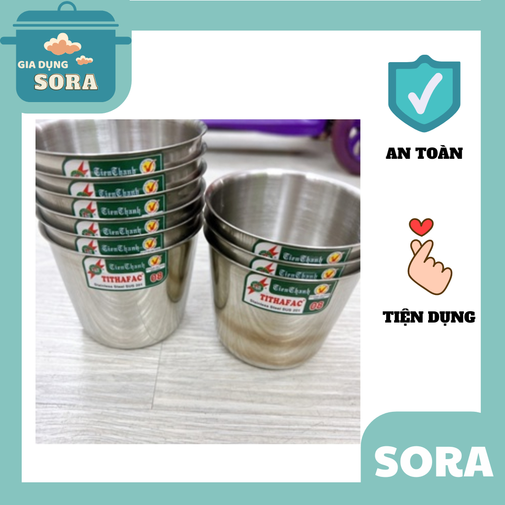 LY INOX làm đá làm bánh , Ly làm đá inox cao cấp đủ size từ 7 cm đến ...