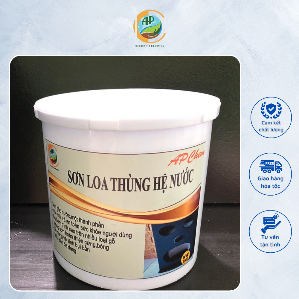 Sơn Sần Thùng Loa Bằng Con Lăn Pha Sẵn Gốc Nước - Hình Ảnh Thực Tế