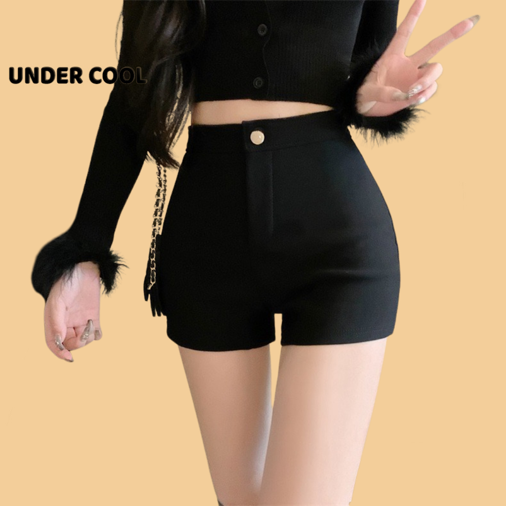 Quần Short Nữ Skinny UNDERCOOL Shortdance Chất Umi Dày dặn Co Giãn có túi sau QS07