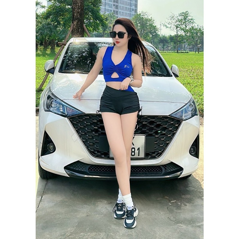 Bộ thể thao tập gym, erobic, zumba, shuffer dance , đi bơi, TT SPORT cạp chéo phối màu