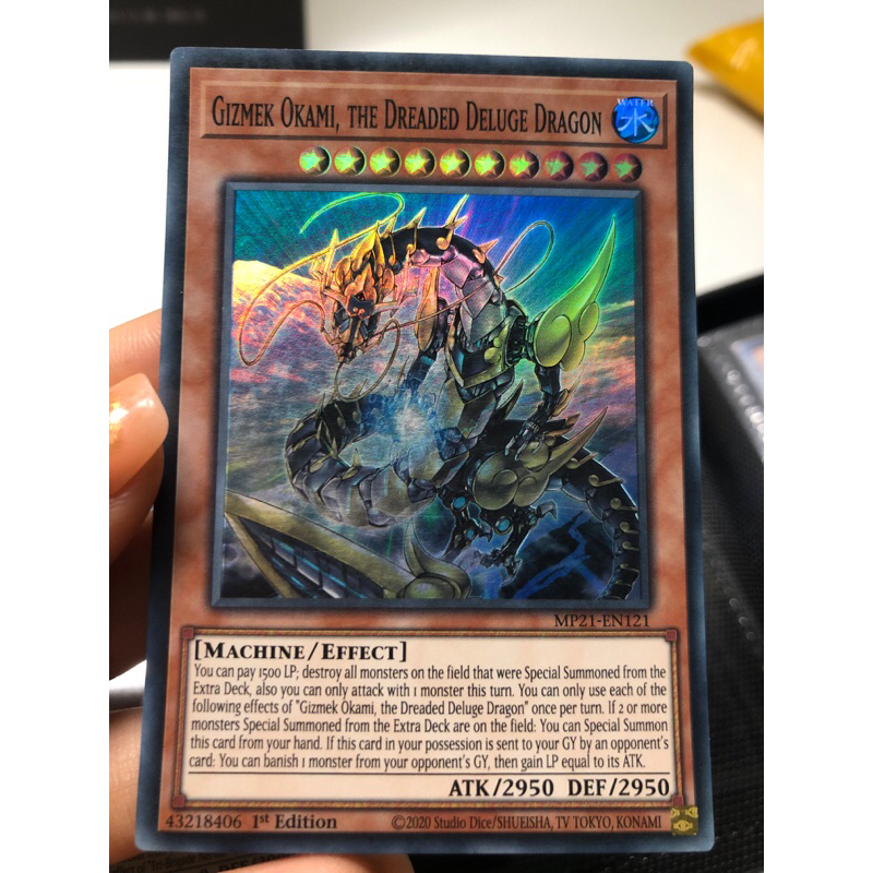 [Yugioh_tcg] Thẻ bài Gizmek Okami, the Dreaded Deluge Dragon - MP21 ...