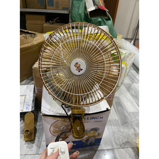 Quạt cặp ô tô cắm tẩu có chức năng xoay 12v 24v lồng 28cm, quạt ô tô vàng