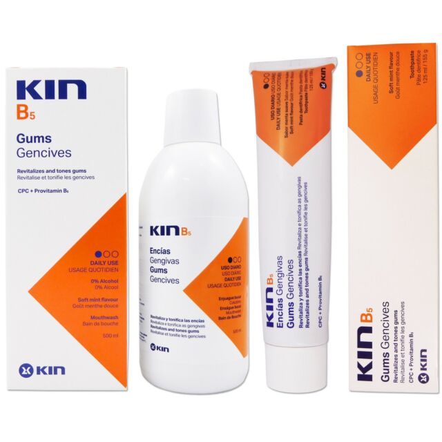 KEM ĐÁNH RĂNG KIN B5 VÀ NƯỚC SÚC MIỆNG KIN B5 (500ML) NGĂN NGỪA MẢNG ...