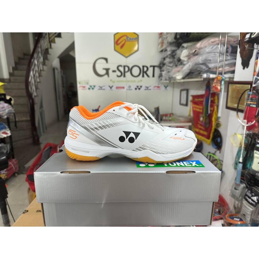 Giày Cầu Lông Yonex SHB 65Z3 Wide - Trắng Cam (Nội Địa Trung) | Shopee ...