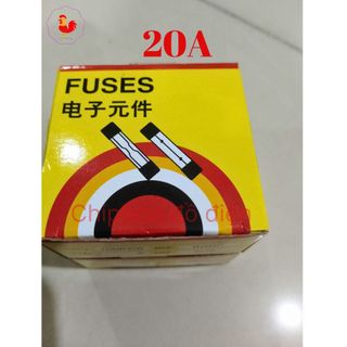 Cầu chì thủy tinh 6x30 250v 1 cặp 2 cái