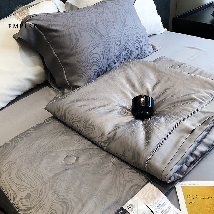 Bộ chăn ga gối nệm 5 món Tencel 100s cao cấp mang phong cách thượng lưu - EMPIRE | Bedding & Decor