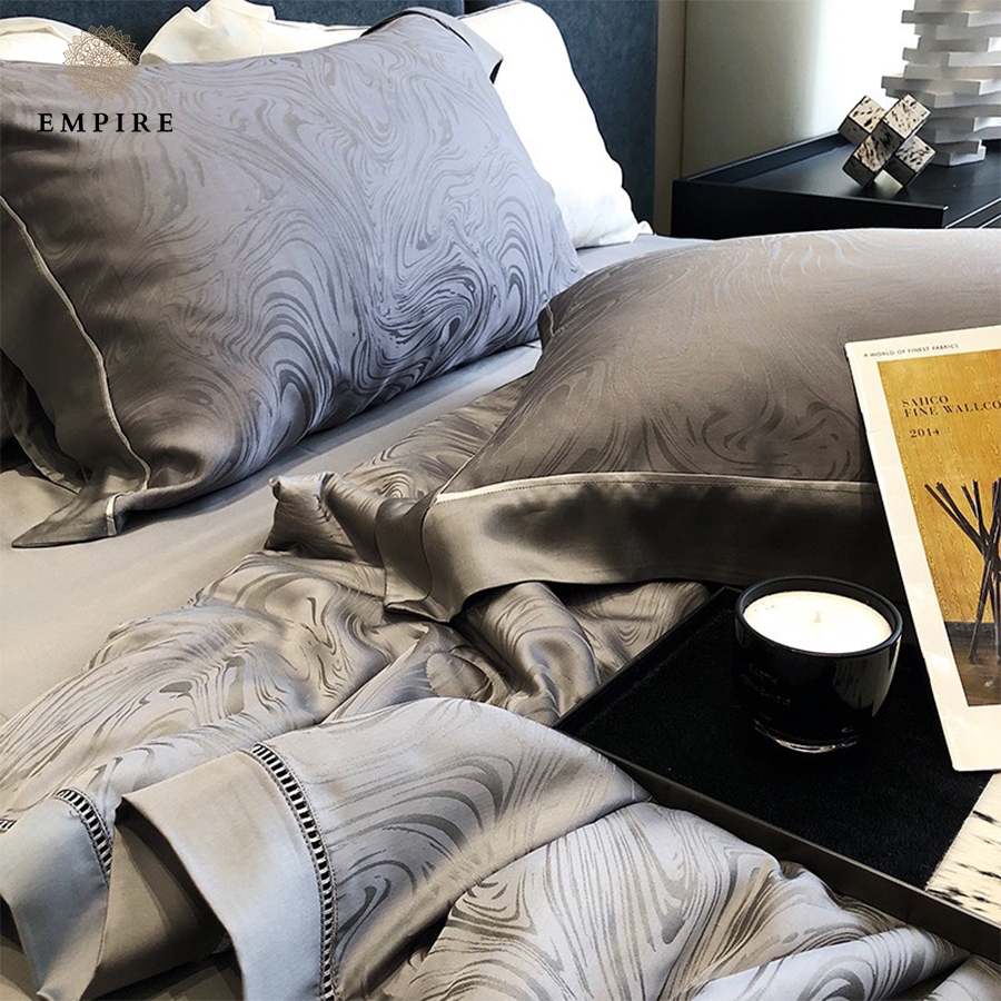 Bộ chăn ga gối nệm 5 món Tencel 100s cao cấp mang phong cách thượng lưu - EMPIRE | Bedding & Decor
