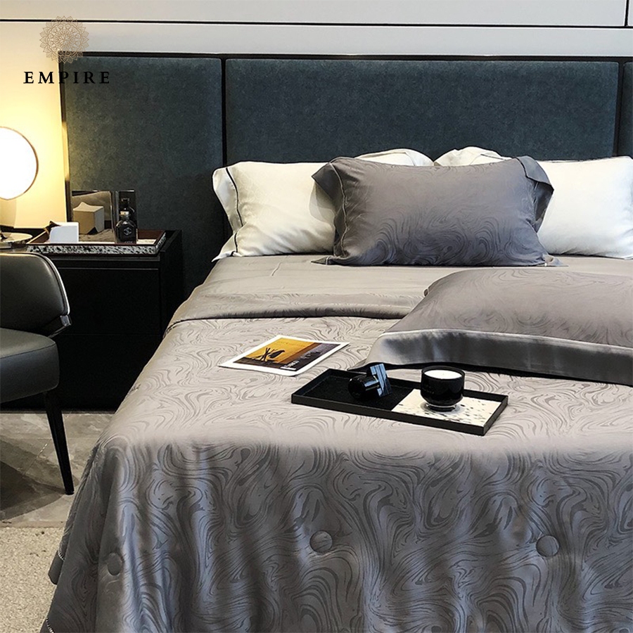 Bộ chăn ga gối nệm 5 món Tencel 100s cao cấp mang phong cách thượng lưu - EMPIRE | Bedding & Decor
