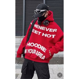 Áo hoodie boy phố WHENEVER in nổi 3D vải 100% NỈ PE siêu dày, siêu bền, không bị xù lông - DTB SSL