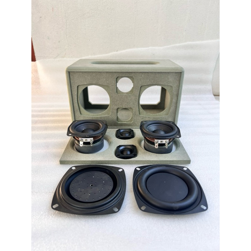 Combo loa 2x30W 2 bass 2 treble giá rẻ chất âm hay kèm box thô khoét ...