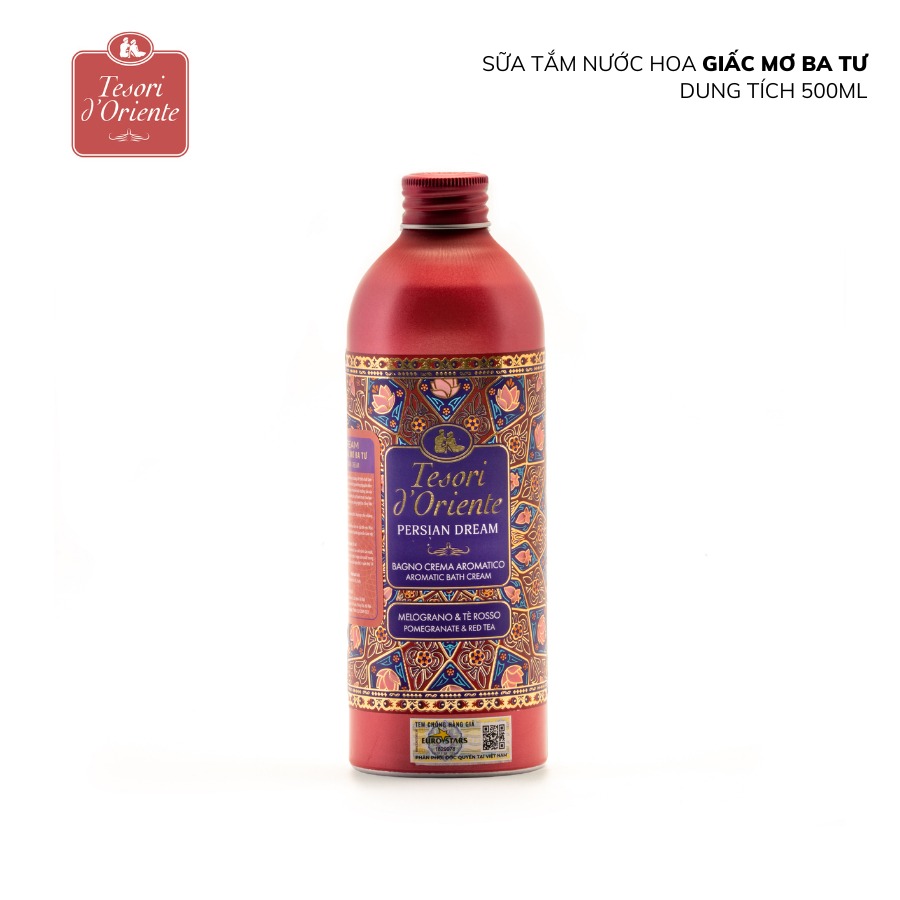 Ảnh Sữa tắm nước hoa Tesori D' Oriente Giấc mơ ba tư 500ml nhập Ý kèm vòi lưu hương đến 8h 1