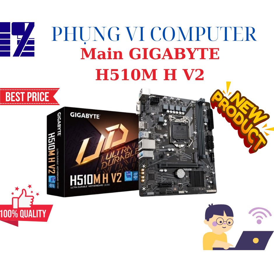 Mainboard GIGABYTE H510M H V2 | Shopee Việt Nam