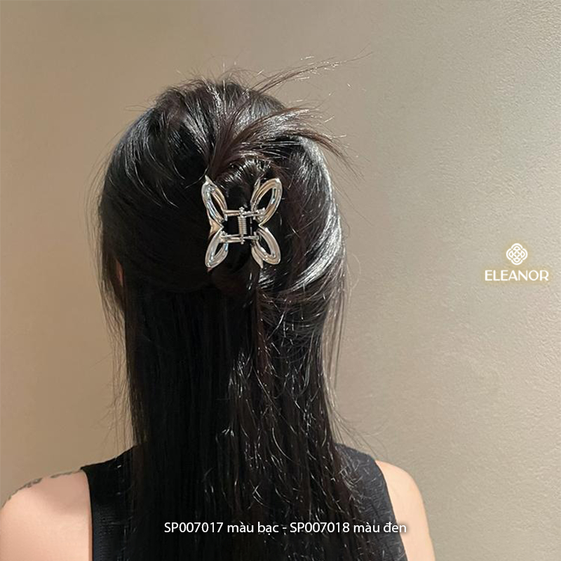 Kẹp tóc nữ Eleanor Accessories dáng hồ điệp phụ kiện tóc kẹp càng cua 7017