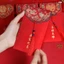 Phong Bao Lì Xì Họa Tiết Nổi Ép Kim trao Duyên Lễ Ăn Hỏi