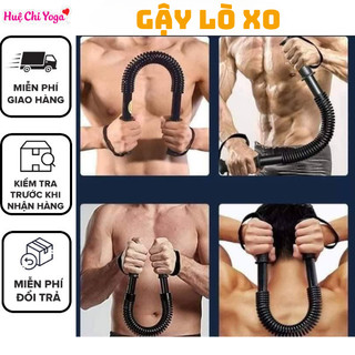 Gậy bẻ tập cơ tay ngực vai thanh lò xo cao cấp lực bẻ 20-30-40-50-60kg đàn hồi tốt