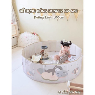 Quây bóng cho bé gấp gọn cao cấp Honper hoạ tiết xinh xắn kèm túi đựng