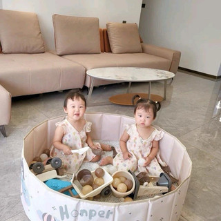 Quây bóng cho bé gấp gọn cao cấp Honper hoạ tiết xinh xắn kèm túi đựng