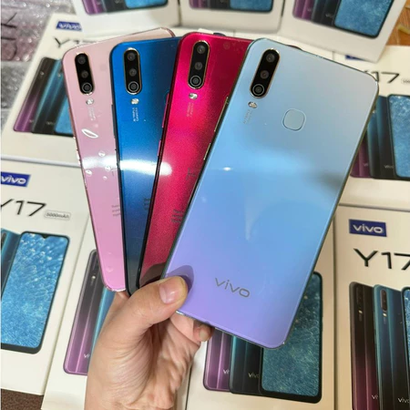 Điện thoại cảm ứng Vivo Y17 và Y19 .Ram 8G. Bộ nhớ 128G. BẢO HÀNH 06 THÁNG. 1 ĐỔI 1 TRONG VÒNG 2 THÁNG