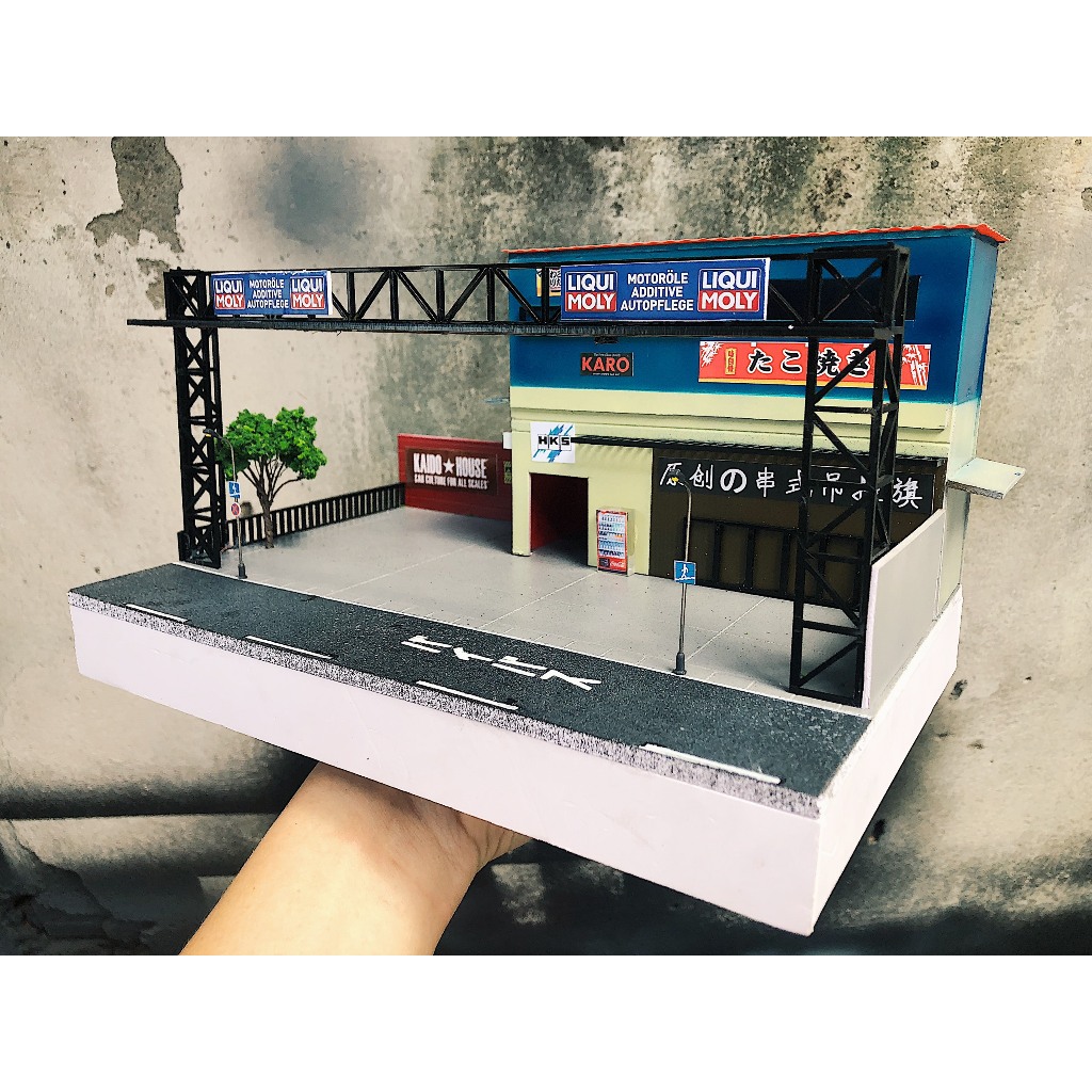 Sa bàn cho xe 1/64 Garage&Shop