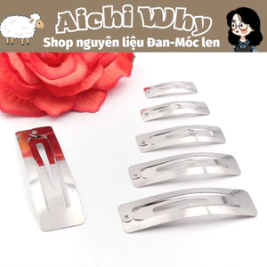 Phôi Kẹp tóc vuông (10 cái)