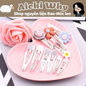 Phôi kẹp tóc giọt nước (10 cái)
