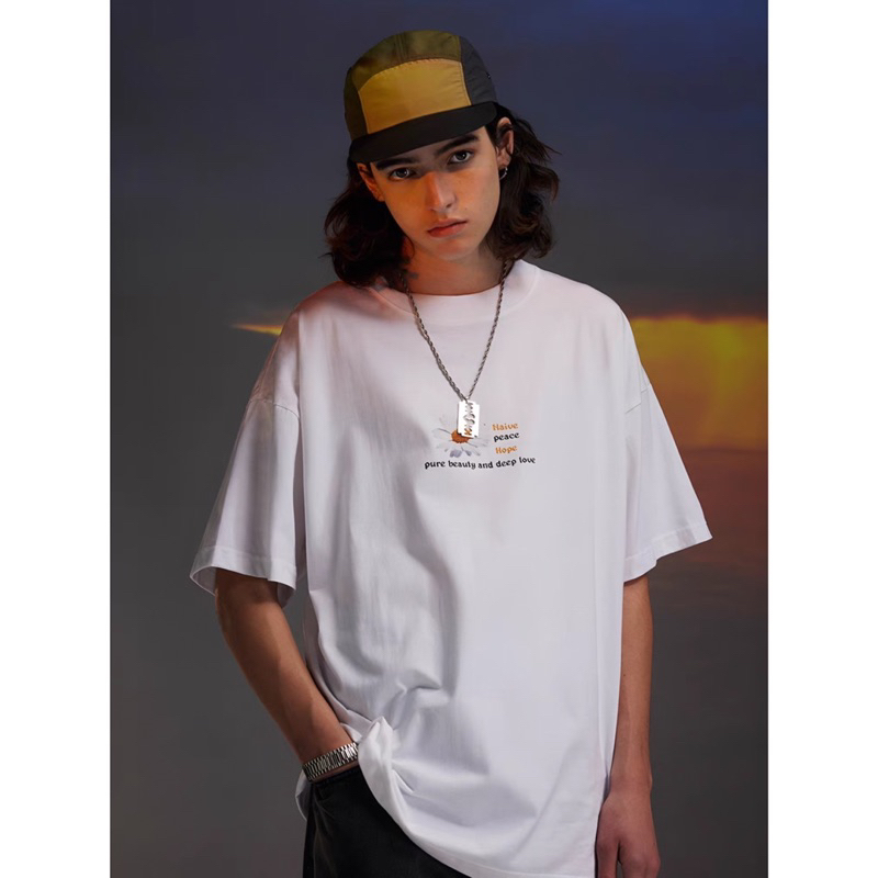 [Cotton 250gsm] Áo Thun Hoa Unim Store Chất Liệu 100% Cotton Kiểu Dáng Unisex AP303