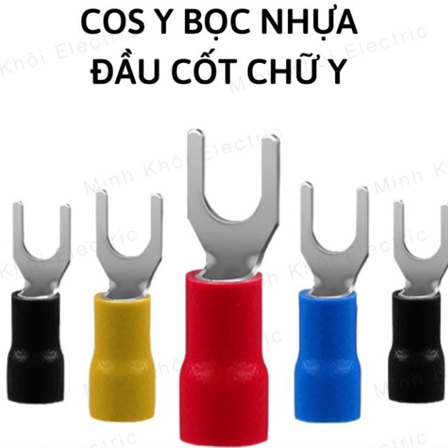 Cos y bọc nhựa túi 100c,đầu cos chữ y,đầu cốt dây điện,đầu cos chữ u,cos chẻ,cốt chỉa,cốt càng cua,cốt y bọc, cos chĩa C