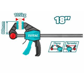 ĐỒ NGHỀ TOTAL Thanh kẹp nhanh  80*450mm  THT1346801