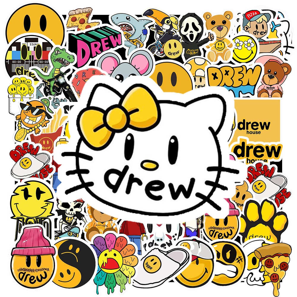 Set 50 Sticker Hình DREW – Decal Trang Trí Xe - Laptop - Nón Bảo Hiểm ...