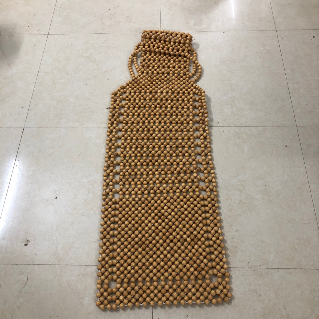 Lót áo ghế hạt gỗ Thông Giá xưởng - Matsa thoáng khí chống ê mông cao cấp Ô Tô