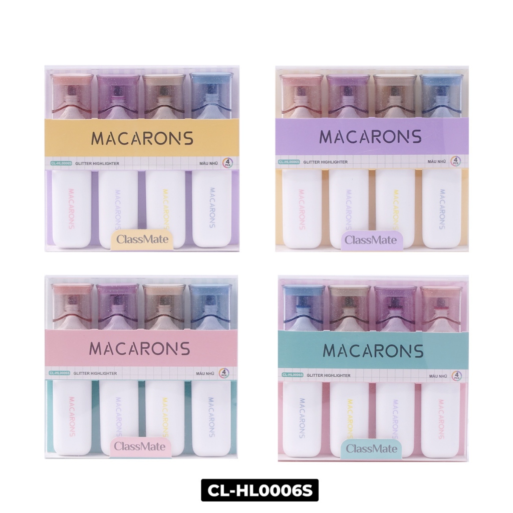 bo but highlight pastel nhieu mau dep cho sinh vien
