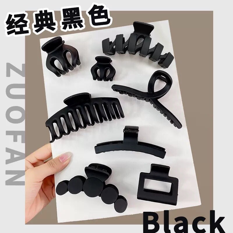 Set 8 kẹp càng cua - Kẹp Tóc Nhựa Phong Cách Hàn Quốc Cho phái nữ