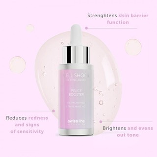 Tinh chất da mụn Swissline CS Age Intelligence Peace Booster 5% Niacinamide + 2% Tranexamic acid