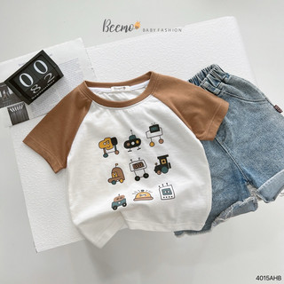 Áo phông in hình cho bé trai 1-6 tuổi (9-23kg) N0095