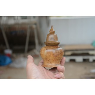 Lọ Đựng Tăm gỗ Thơm Bách xanh, gỗ trắc và hương Cao Cấp hình Chuông giá xưởng Làng nghề Nhị Khê
