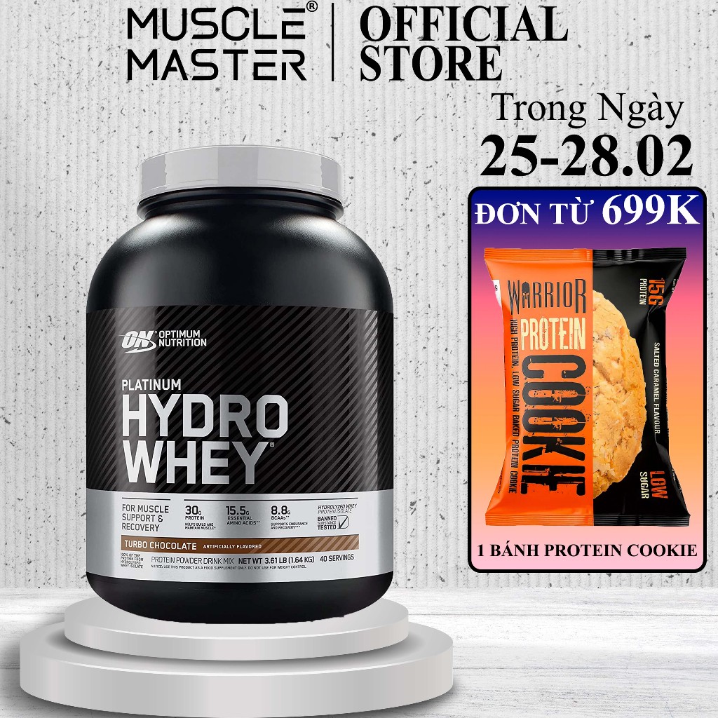 Sữa Tăng Cơ On Platinum Hydro Whey 3 5lbs 1 59kg Shopee Việt Nam