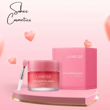 Mặt nạ ngủ ủ môi Laneige 20g 3g cấp ẩm làm mềm môi giúp giảm thâm môi,Dưỡng môi Laneige Lip Sleeping Mask Mặt Nạ Ngủ Môi