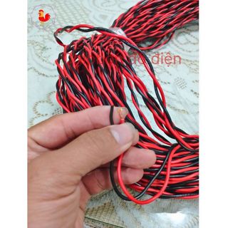Dây loa âm thanh đỏ đen 2x0,75mm