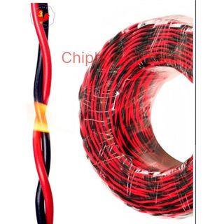 Dây loa âm thanh đỏ đen 2x0,75mm