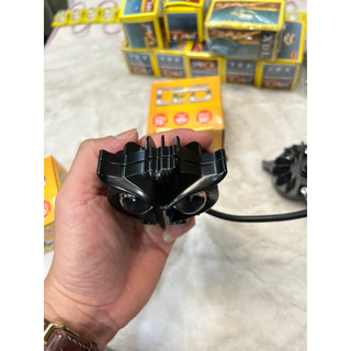 Đèn led bi mini mắt cú dùng chung điện 12v và 24v