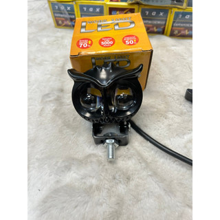 Đèn led bi mini mắt cú dùng chung điện 12v và 24v